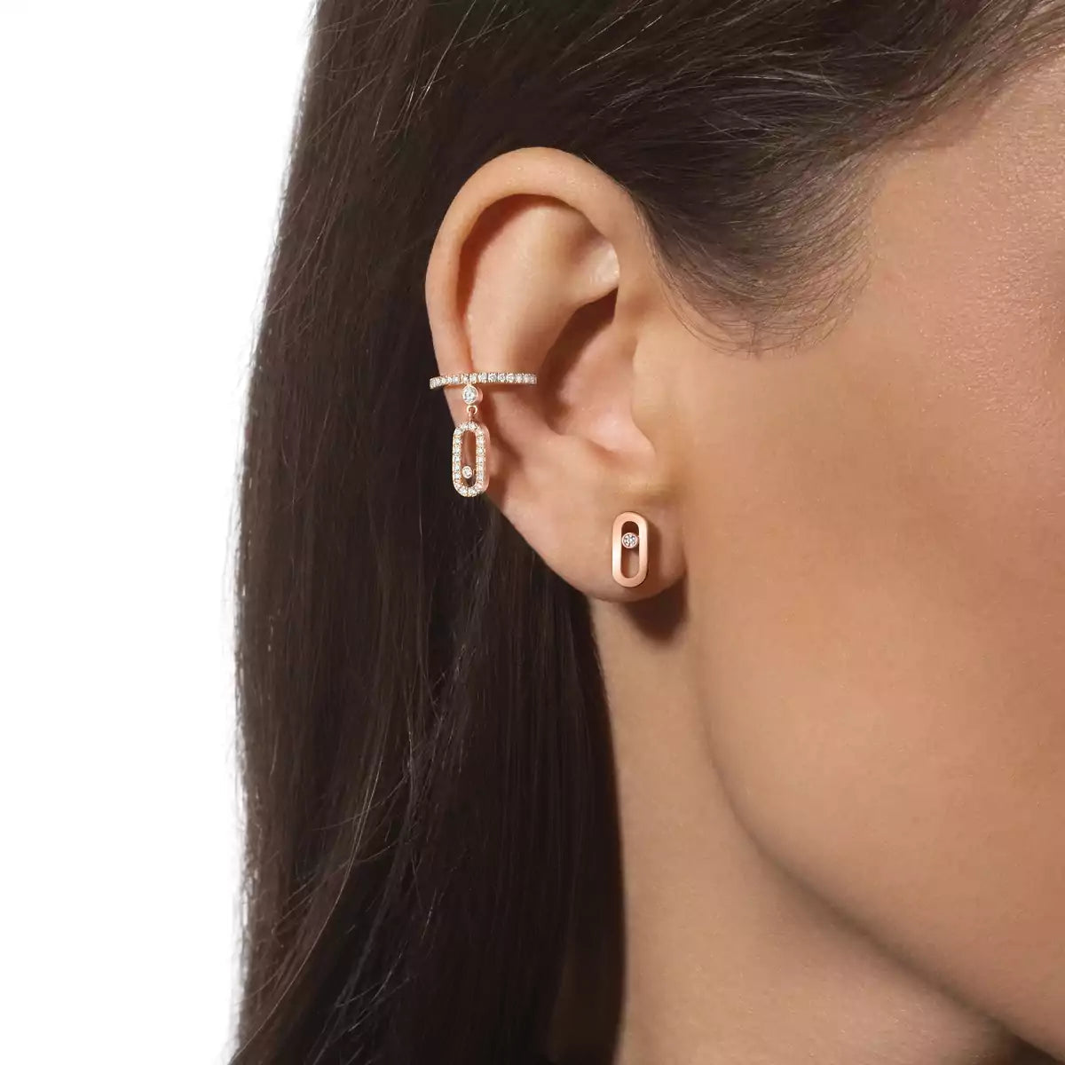 [Regal Gem]Move Uno Diamond Stud Earrings