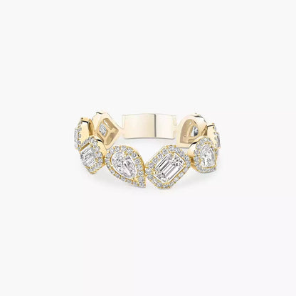 [Regal Gem]Diamond Wedding Ring My Twin