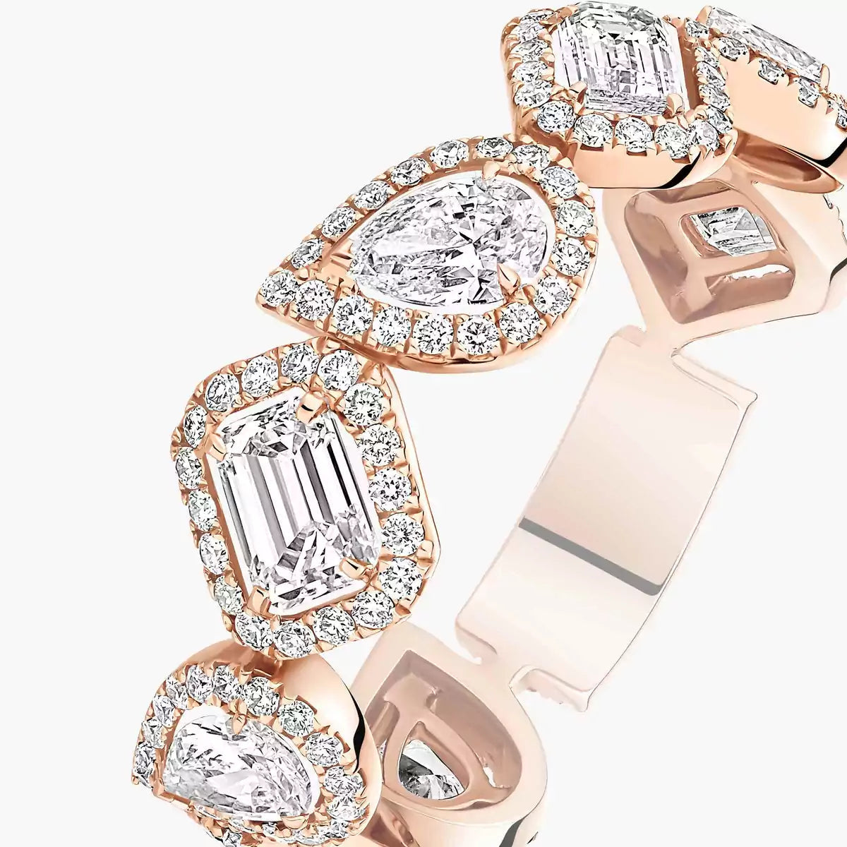 [Regal Gem]Diamond Wedding Ring My Twin