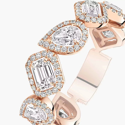 [Regal Gem]Diamond Wedding Ring My Twin