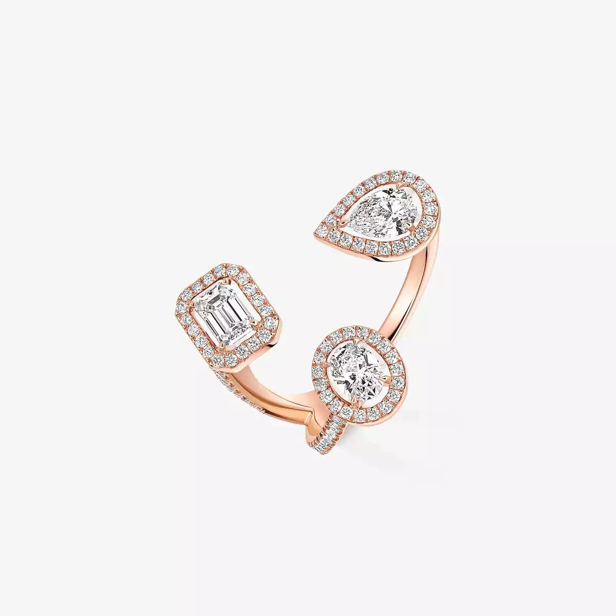 [[Regal Gem] Diamond Ring 0,25ct My Twin Trilogy