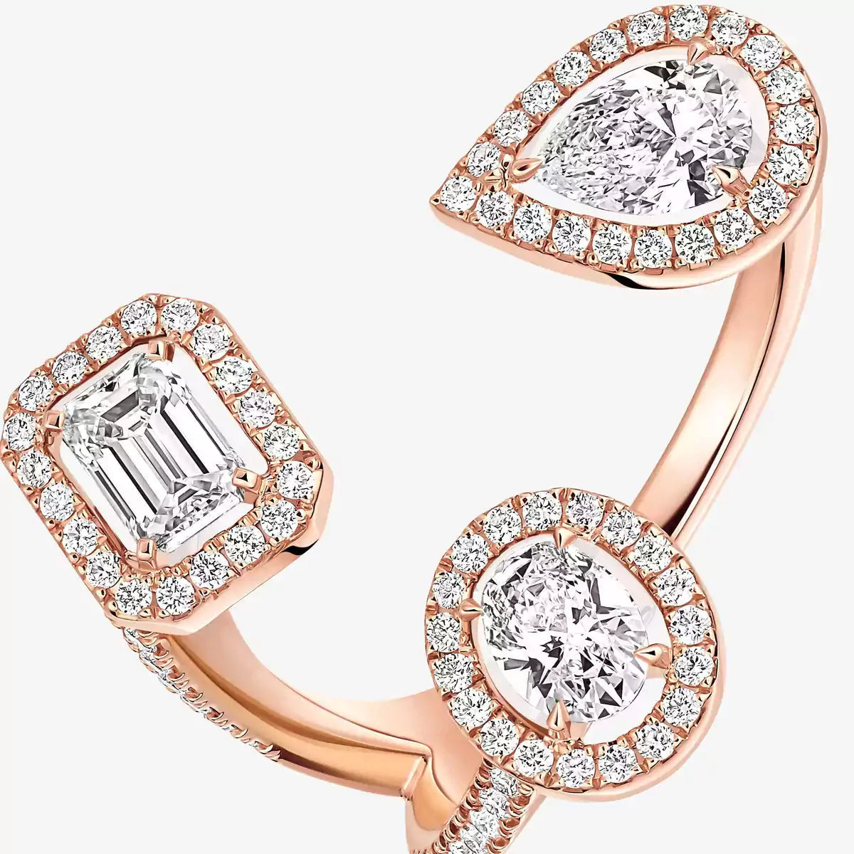 [[Regal Gem] Diamond Ring 0,25ct My Twin Trilogy