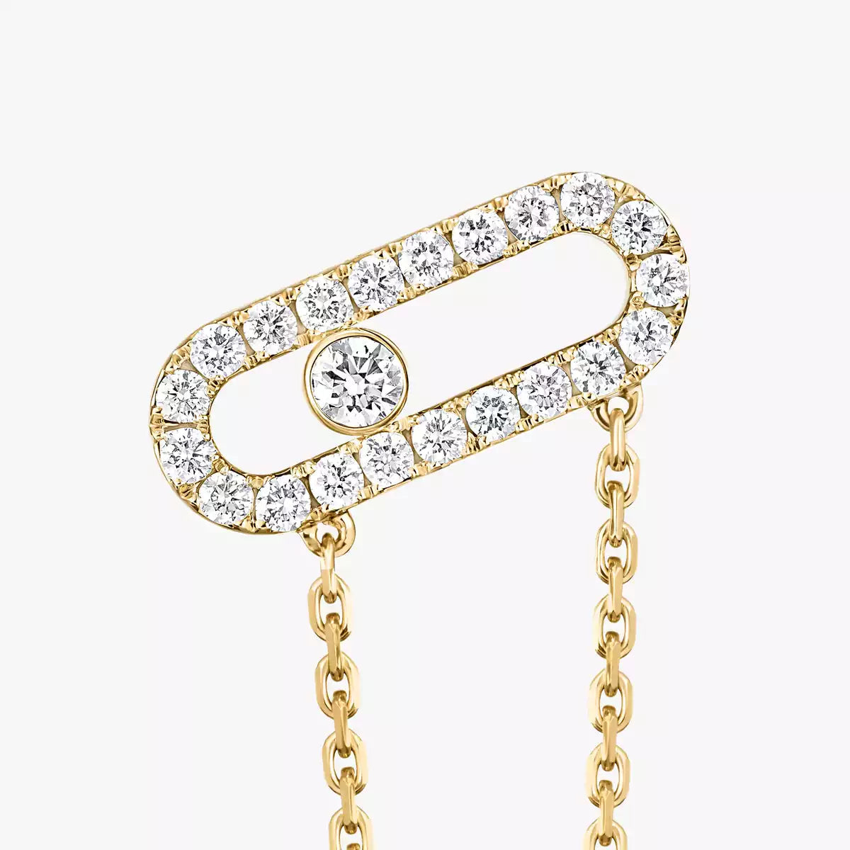 [Regal Gem]Move Uno Diamond Earrings