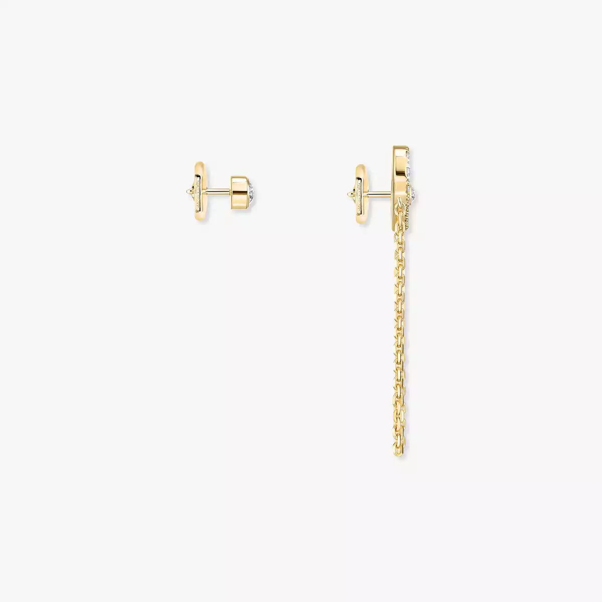 [Regal Gem]Move Uno Diamond Earrings
