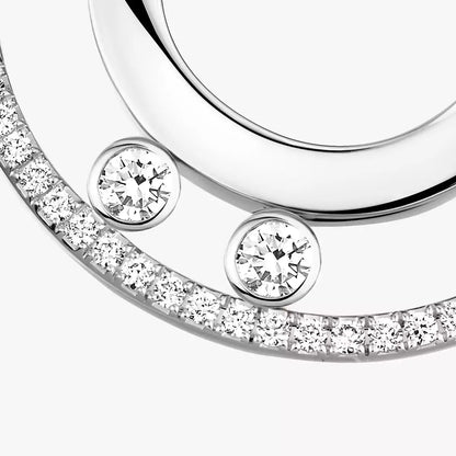 [Regal Gem]Move Romane Small Diamond Hoop Earrings