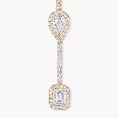 [Regal Gem]Diamond Drop Earrings My Twin