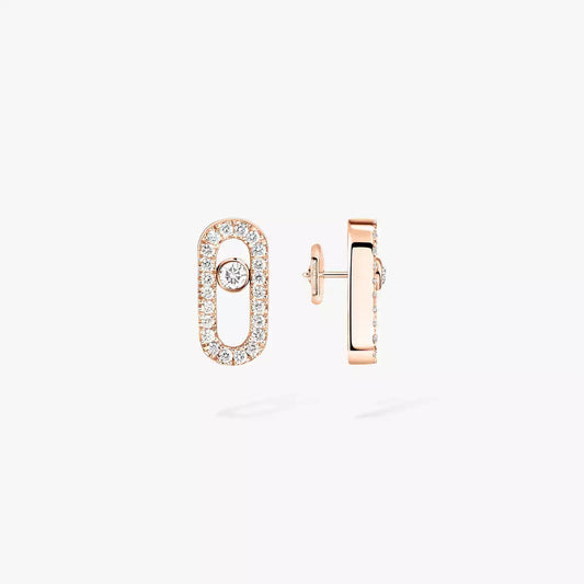 [Regal Gem]Move Uno Diamond Earrings