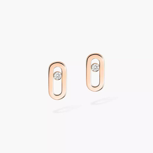 [Regal Gem]Move Uno Diamond Stud Earrings
