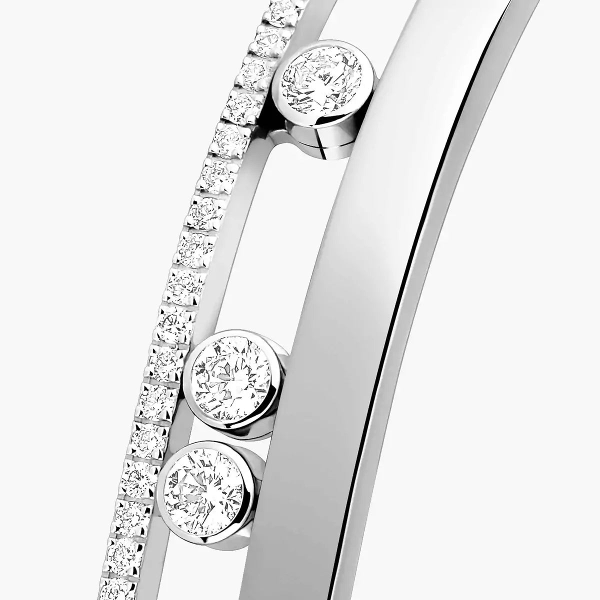 [Regal Gem]Move Romane Diamond Bangle Bracelet