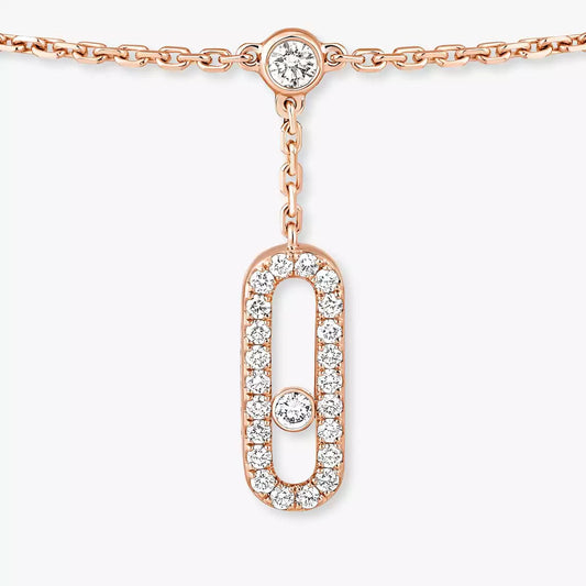 [Regal Gem] Move Uno pavé ankle bracelet
