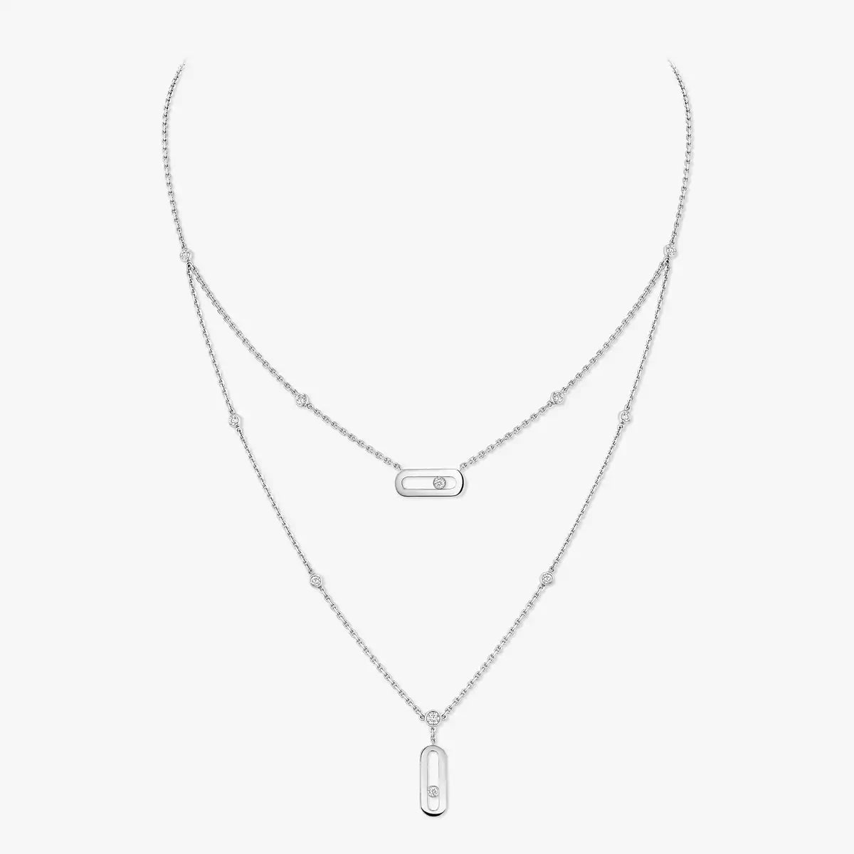 [Regal Gem] Move Uno Diamond Necklace