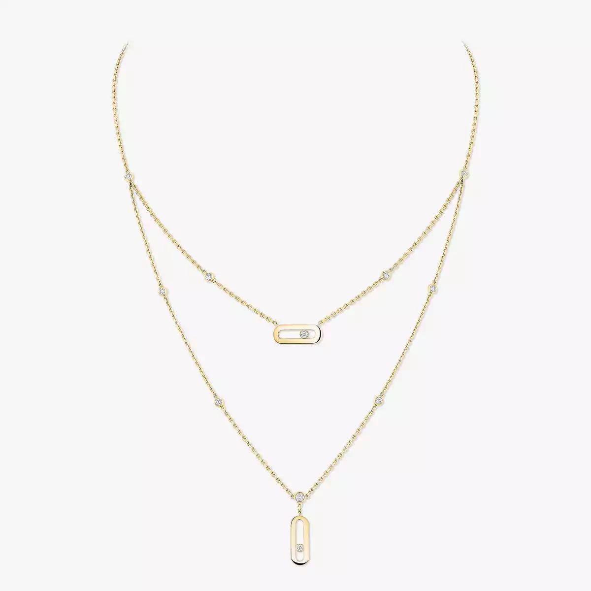 [Regal Gem] Move Uno Diamond Necklace