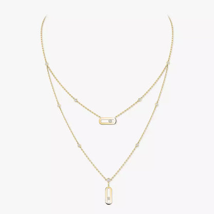 [Regal Gem] Move Uno Diamond Necklace