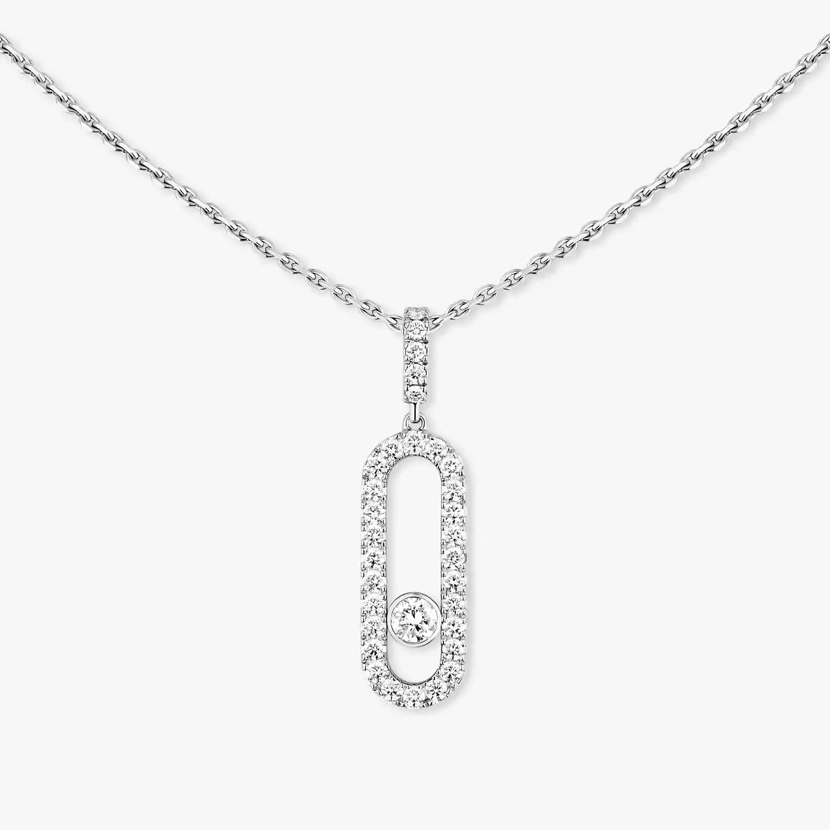 [Regal Gem]Move Uno Diamond Necklace in Rose Gold