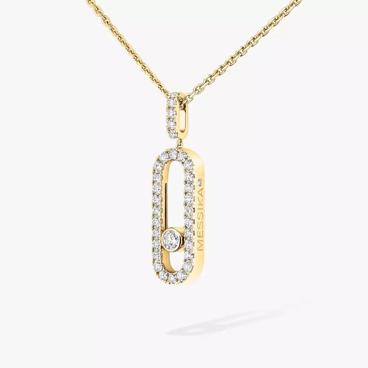 [Regal Gem]Move Uno Diamond Necklace in Rose Gold