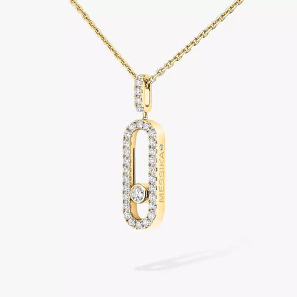 [Regal Gem]Move Uno Diamond Necklace in Rose Gold