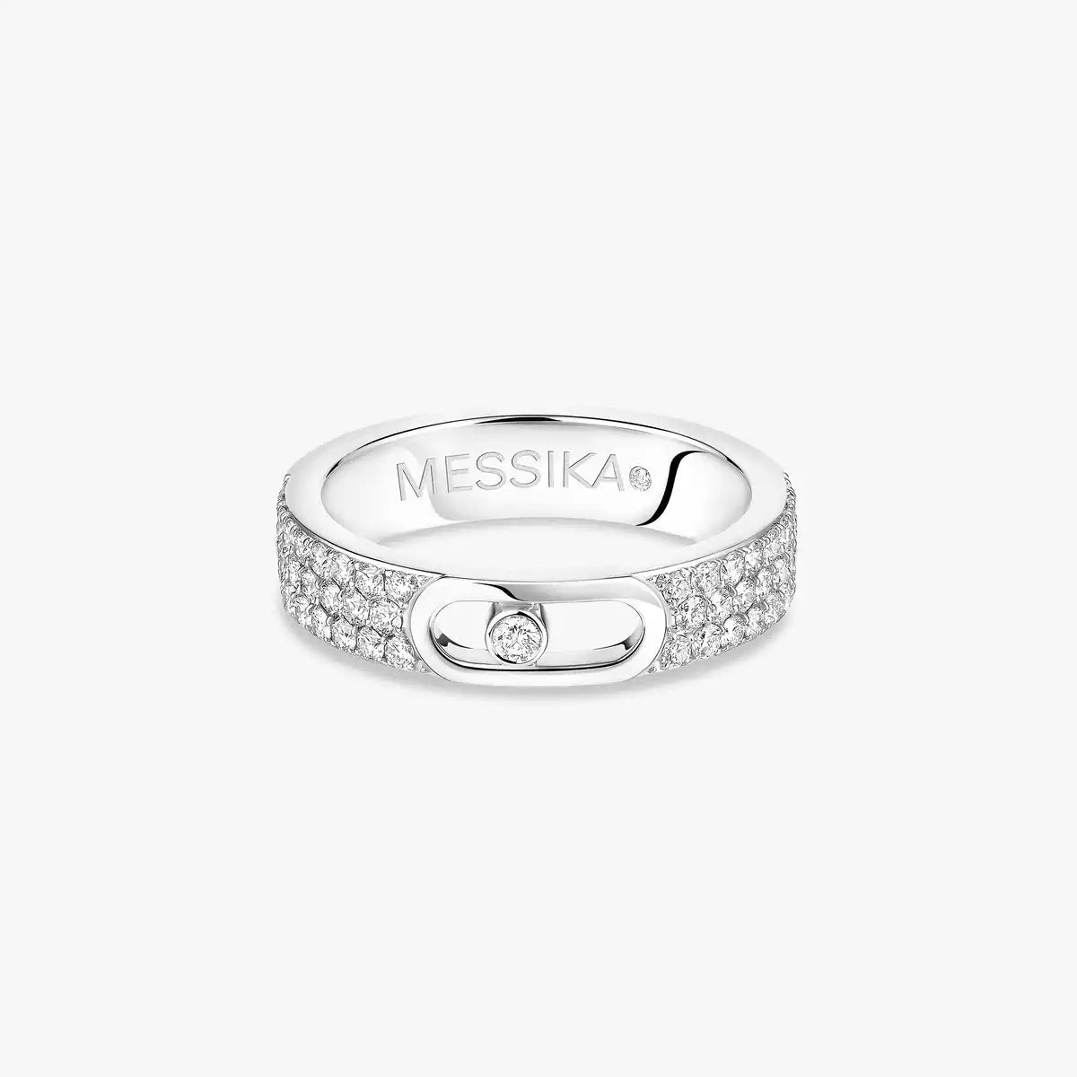 [Regal Gem]Move Joaillerie Pave_ Diamond Wedding Ring