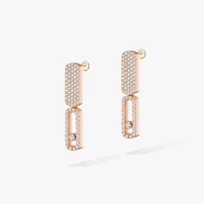 [Regal Gem]Imperial Move SM Diamond Earrings