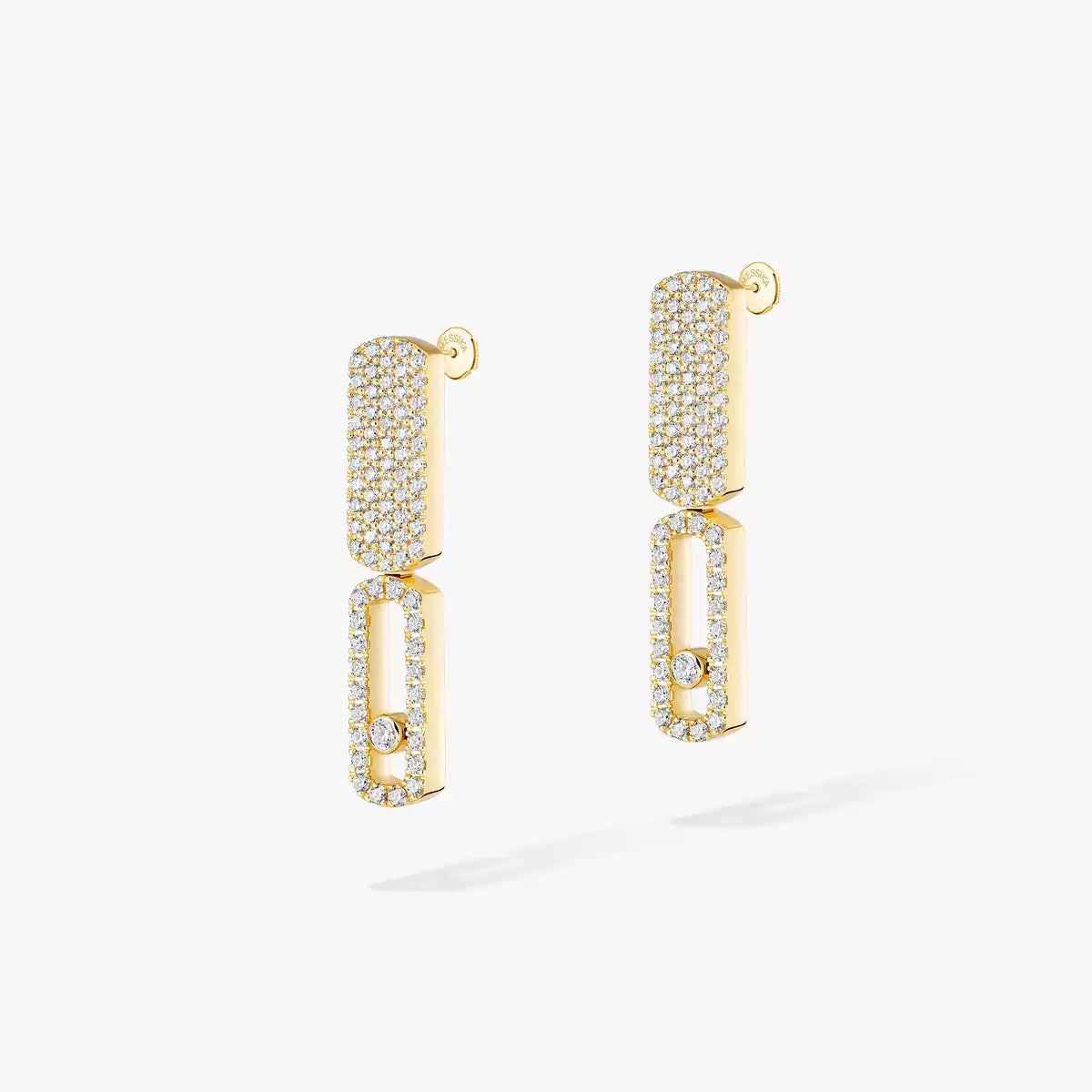 [Regal Gem]Imperial Move SM Diamond Earrings