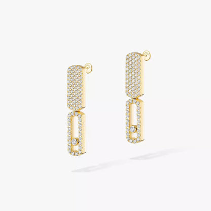 [Regal Gem]Imperial Move SM Diamond Earrings