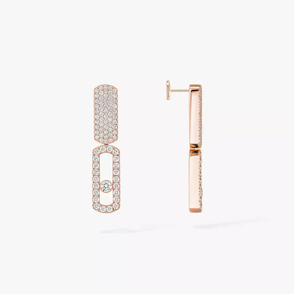 [Regal Gem]Imperial Move SM Diamond Earrings