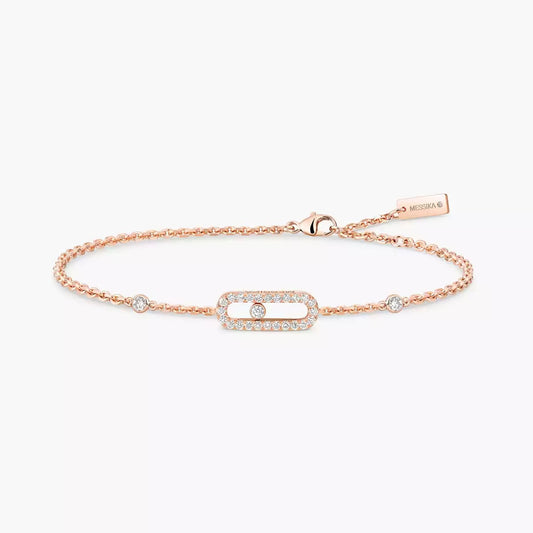 [Regal Gem]Move Uno Diamond Bracelet