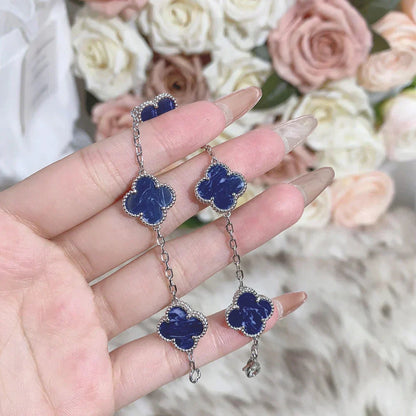 [Regal Gem]CLOVER 5 MOTIF PIETERSITE BRACELET COLLECTION