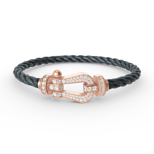 [Regal Gem]FORCE LARGE HORSESHOE FULL DIAMOND BRACELET Regal Gem GOLD