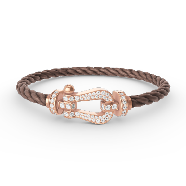 [Regal Gem]FORCE LARGE HORSESHOE FULL DIAMOND BRACELET Regal Gem GOLD