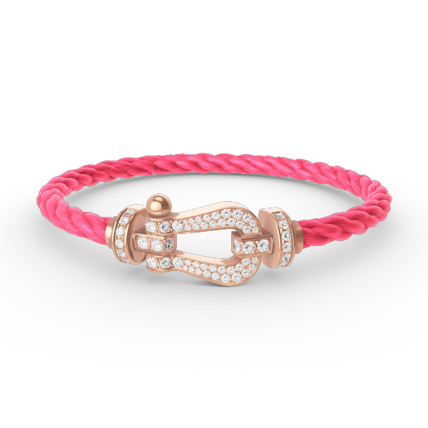 [Regal Gem]FORCE LARGE HORSESHOE FULL DIAMOND BRACELET Regal Gem GOLD