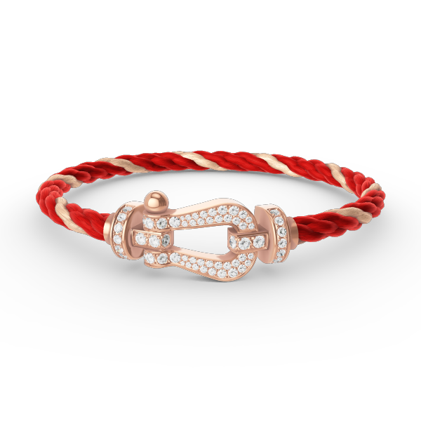 [Regal Gem]FORCE LARGE HORSESHOE FULL DIAMOND BRACELET Regal Gem GOLD