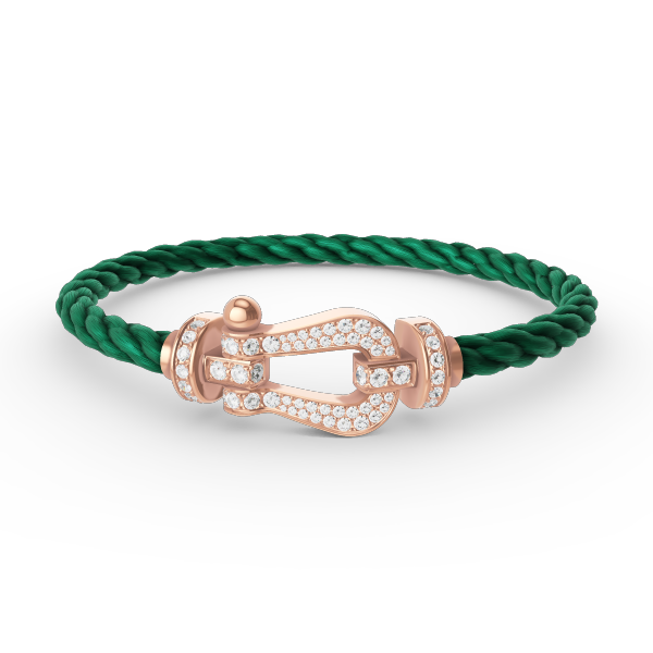 [Regal Gem]FORCE LARGE HORSESHOE FULL DIAMOND BRACELET Regal Gem GOLD