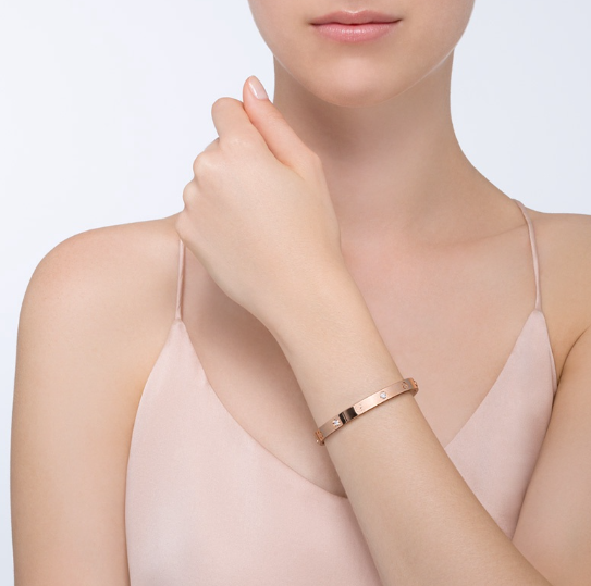 [Regal Gem]LOVE BRACELET 6.1MM 4 DIAMONDS