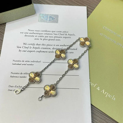 [Regal Gem] CLOVER 5 MOTIF LASER BRACELET COLLECTION