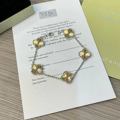 [Regal Gem] CLOVER 5 MOTIF LASER BRACELET COLLECTION
