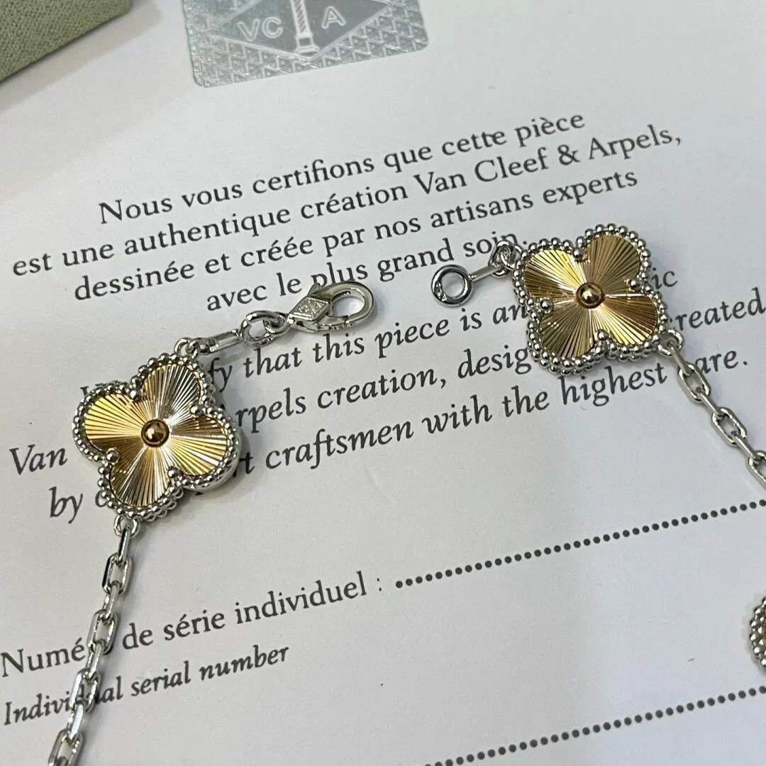 [Regal Gem] CLOVER 5 MOTIF LASER BRACELET COLLECTION