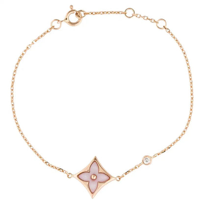 [Regal Gem]STAR 1 DIAMOND PINK GOLD BRACELET