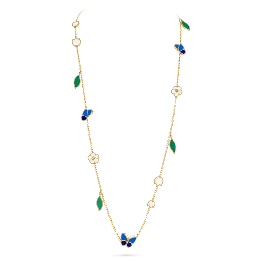 [Regal Gem] 2026 NEW CLOVER 15 MOTIFS LUCKY NECKLACE