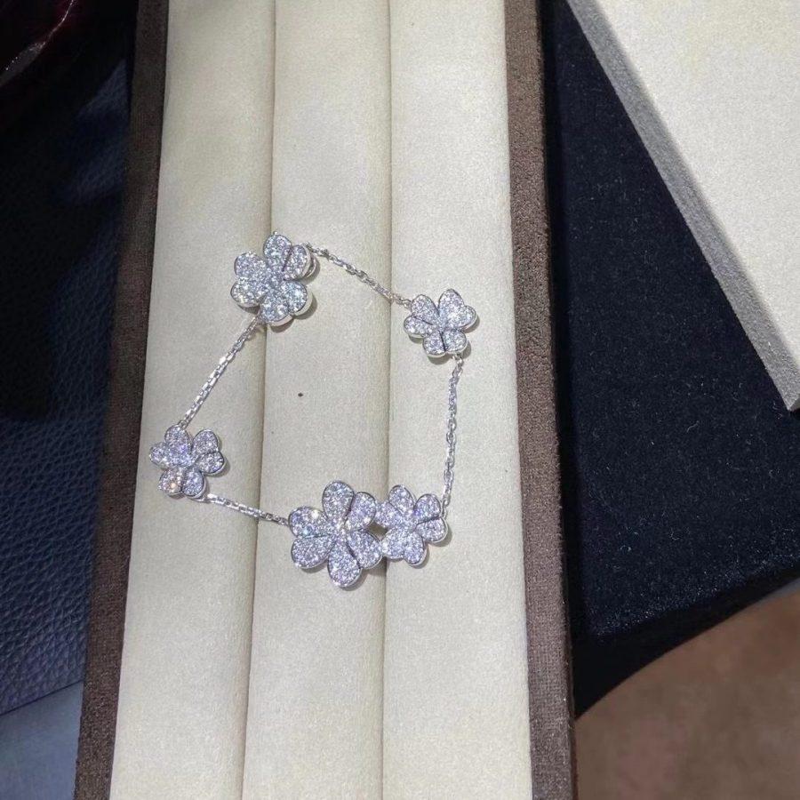 [Regal Gem]FRIVOLE SILVER 5 FLOWERS BRACELET