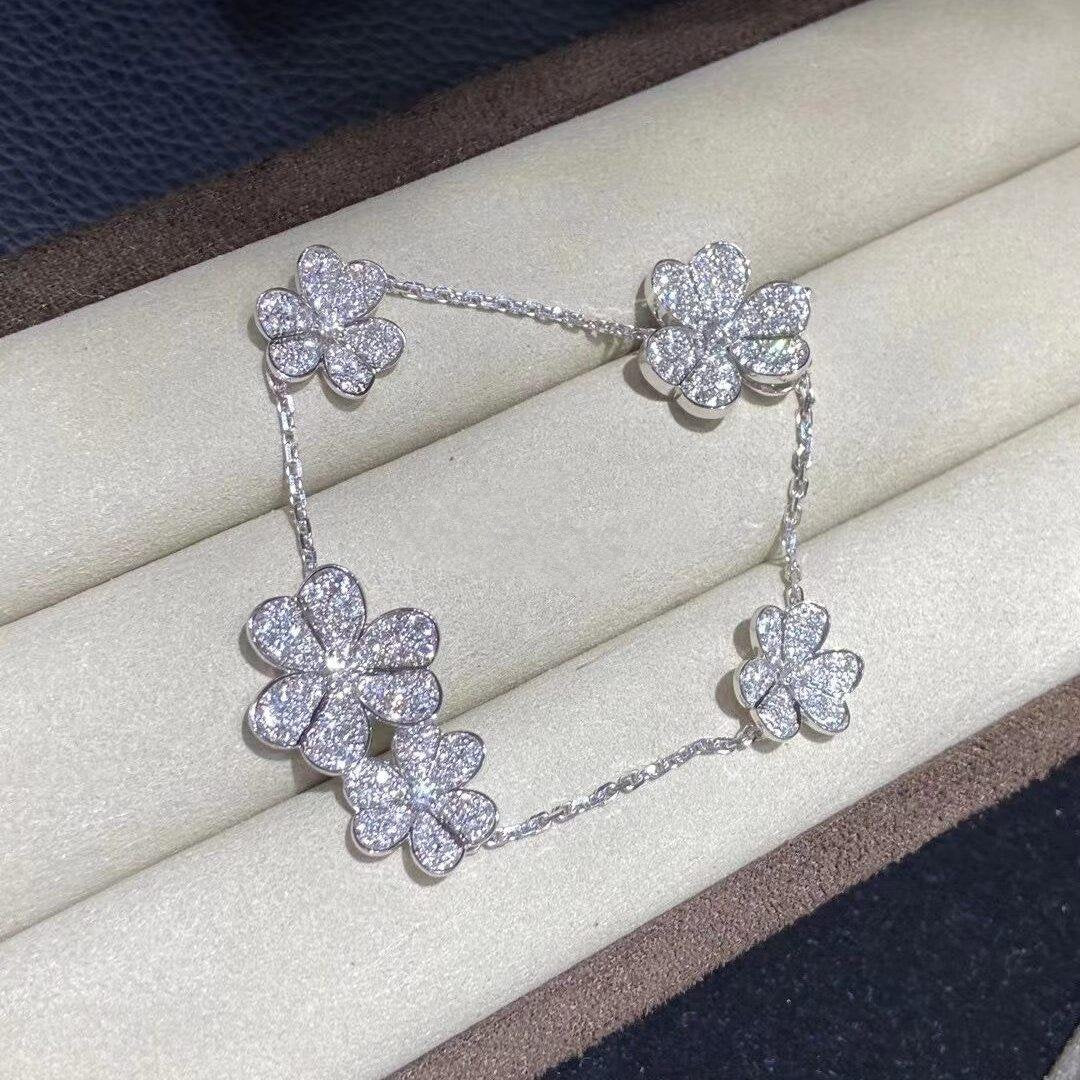 [Regal Gem]FRIVOLE SILVER 5 FLOWERS BRACELET