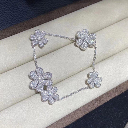 [Regal Gem]FRIVOLE SILVER 5 FLOWERS BRACELET