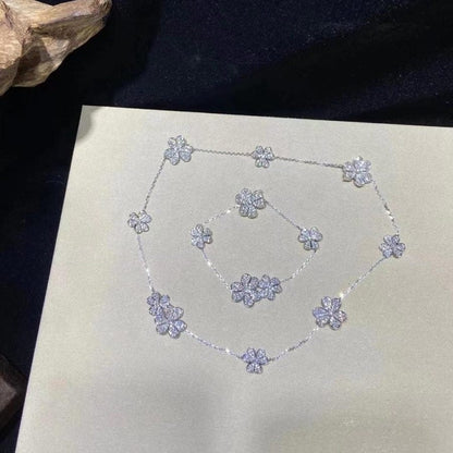 [Regal Gem]FRIVOLE SILVER 5 FLOWERS BRACELET