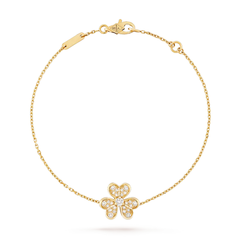 [Regal Gem]FRIVOLE GOLD FLOWER DIAMOND BRACELET