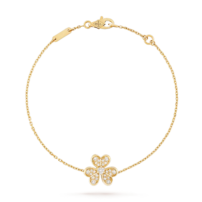 [Regal Gem]FRIVOLE GOLD FLOWER DIAMOND BRACELET