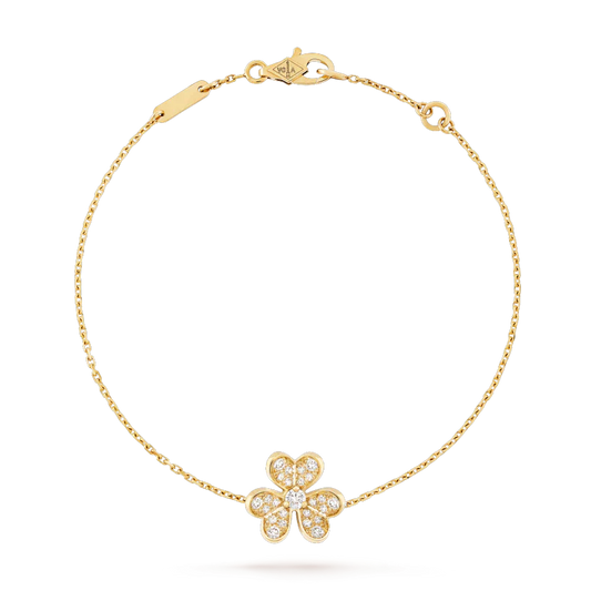 [Regal Gem]FRIVOLE GOLD FLOWER DIAMOND BRACELET