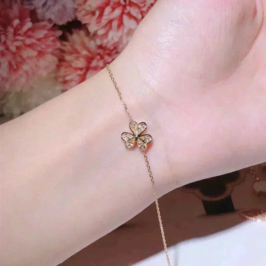 [Regal Gem]FRIVOLE GOLD FLOWER DIAMOND BRACELET