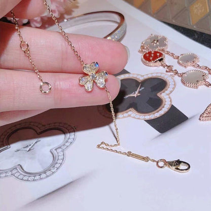 [Regal Gem]FRIVOLE GOLD FLOWER DIAMOND BRACELET
