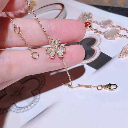 [Regal Gem]FRIVOLE GOLD FLOWER DIAMOND BRACELET