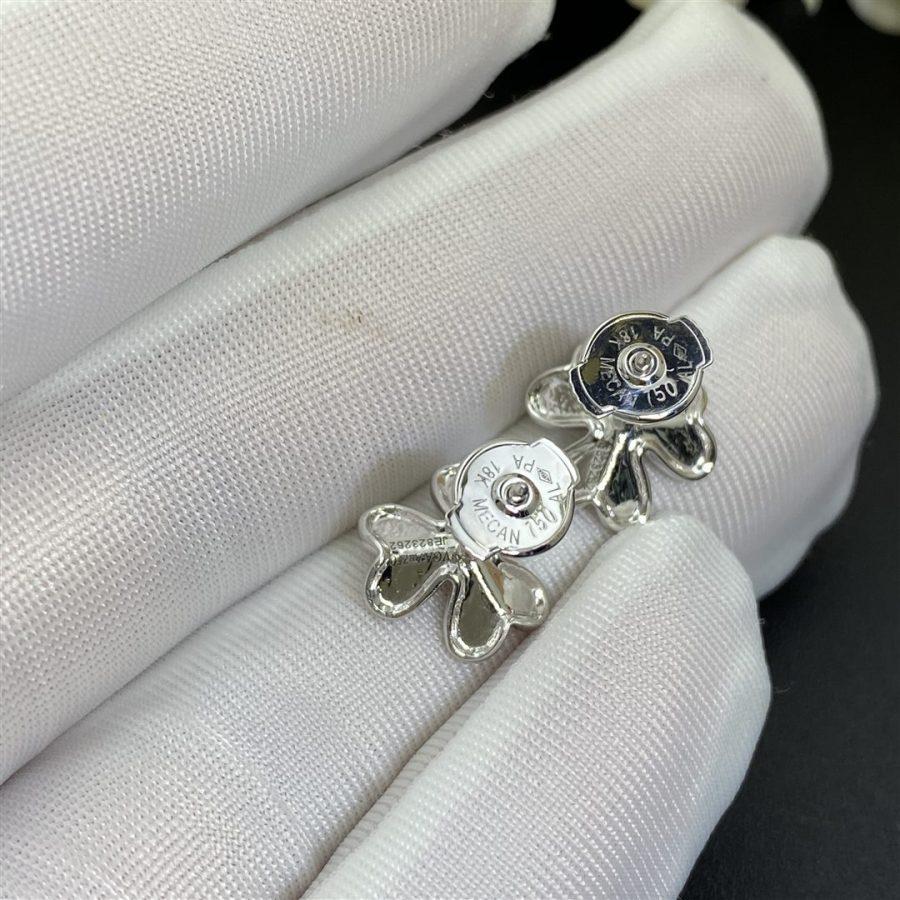 [Regal Gem]FRIVOLE MINI SILVER FLOWER EARRINGS