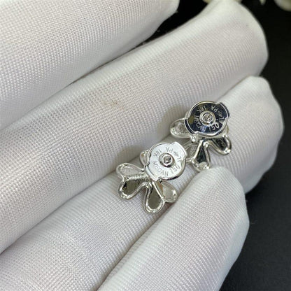 [Regal Gem]FRIVOLE MINI SILVER FLOWER EARRINGS